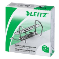 Pierścienie wzmacniające otwory Leitz, biały