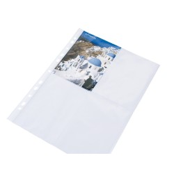 Koszulki na zdjęcia DONAU, PP, A4krystal, 60mikr.