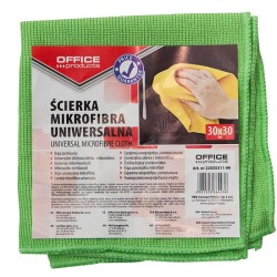 Ścierka uniwersalna OFFICE PRODUCTS, mikrofibra, gr. 240g/mkg, 30x30cm, mix kolorów