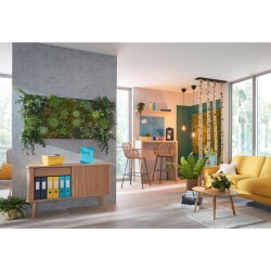 Szklana tablica magnetyczna Leitz Cosy 80x60cm, niebieska