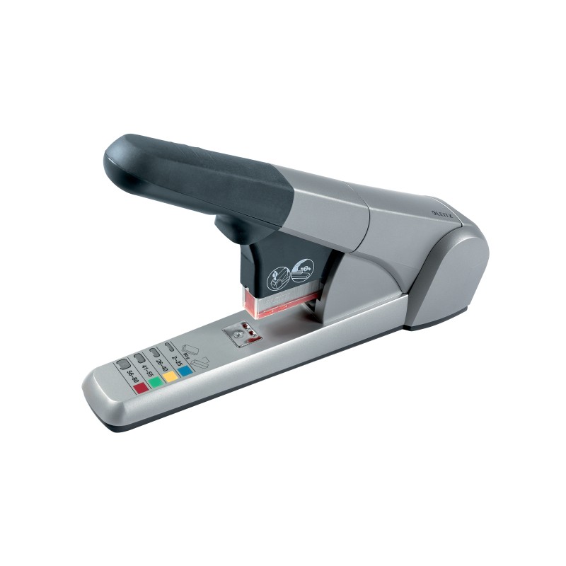 Zszywacz kasetowy Leitz, srebrny, 10 lat gwarancji, 80 kartek