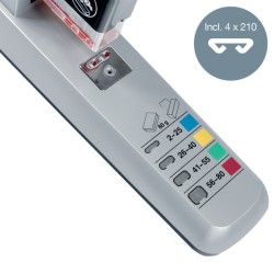 Zszywacz kasetowy Leitz, srebrny, 10 lat gwarancji, 80 kartek