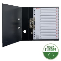 Przekładki plastikowe szare  PP alfabetyczne A4 Esselte, A-Z maxi