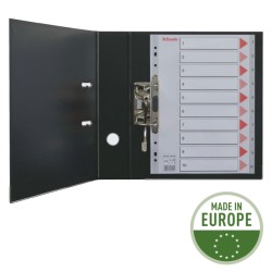 Przekładki, kolorowy karton, karta opisowa Mylar A4, Esselte, 12 kart