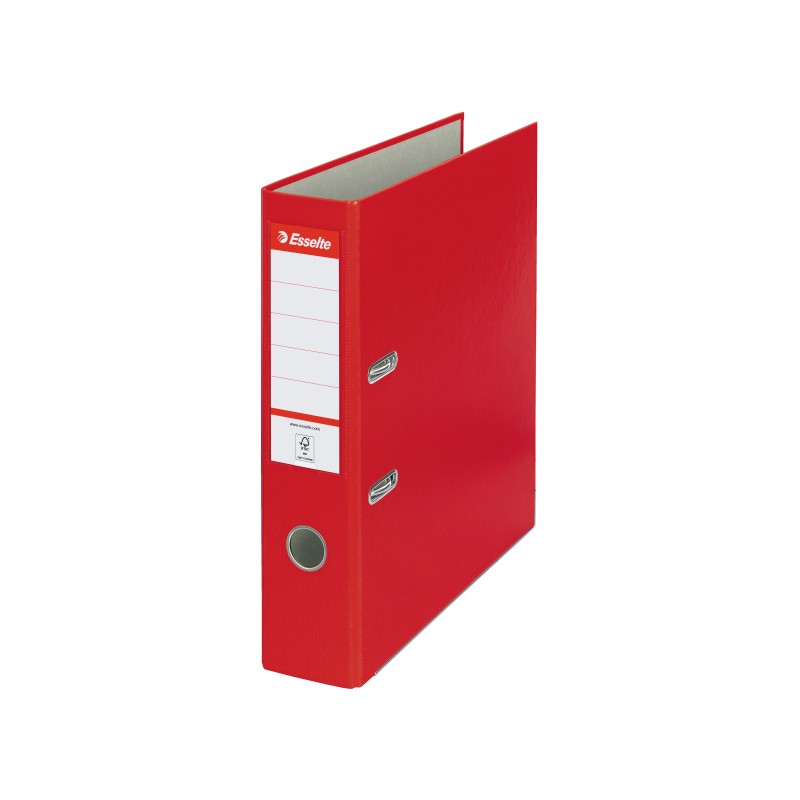 Segregator Esselte A4, ekonomiczny 75 mm, czerwony