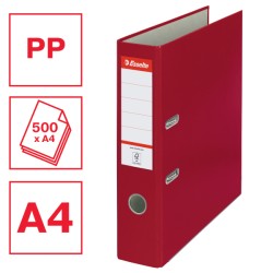 Segregator Esselte A4, ekonomiczny 75 mm, bordowy