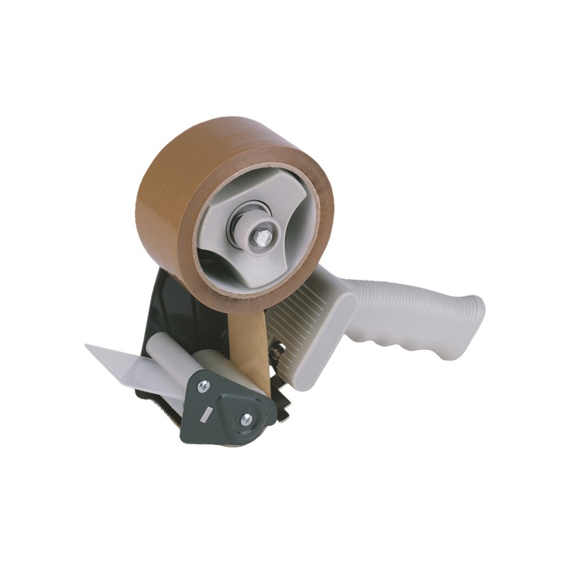 Podajnik do taśmy pakowej, szary