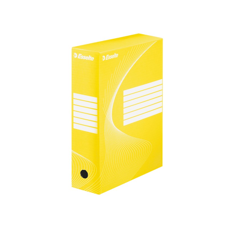 Pudło archiwiz. boxy 100 mm, poj. 1000 kartek, żółty