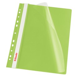 Skoroszyt wpinany Esselte Vivida, 10 szt. w folii, zielony