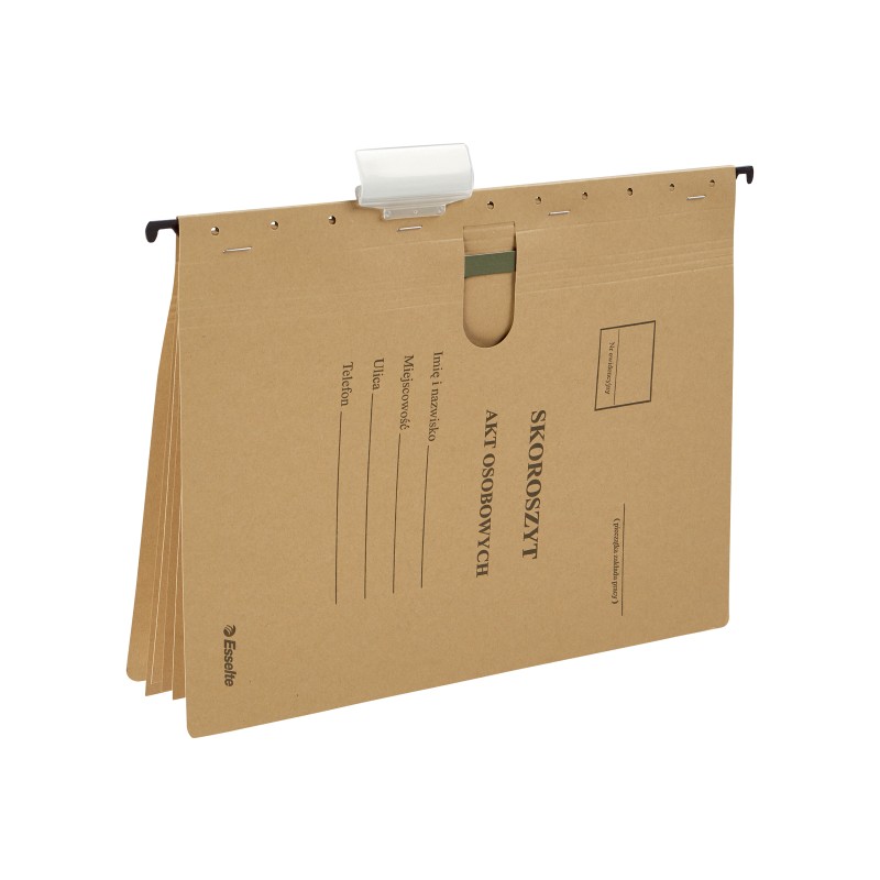 Skoroszyty zawieszane na Akta Osobowe z 5 przekładkami, siarczanowy