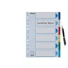 Przekładki plastikowe z PP A4 Esselte, 6 kart