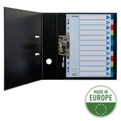 Przekładki plastikowe z PP A4 Esselte, 12 kart