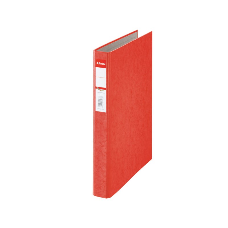 Segregator Esselte Rainbow A4 z 2 kółkami, grzbiet 42 mm, czerwony