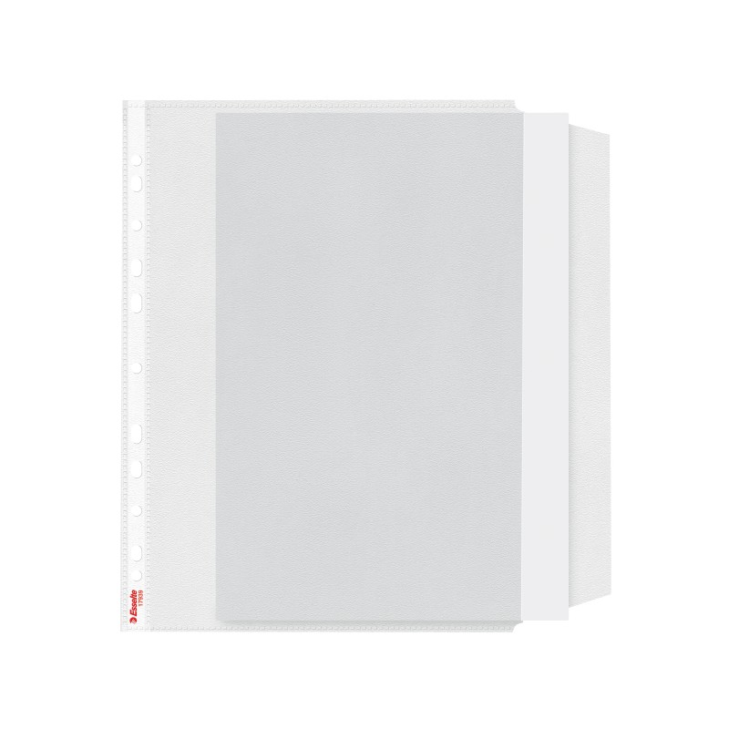 Koszulki groszkowe z klapką A4 Esselte, 90 mic.