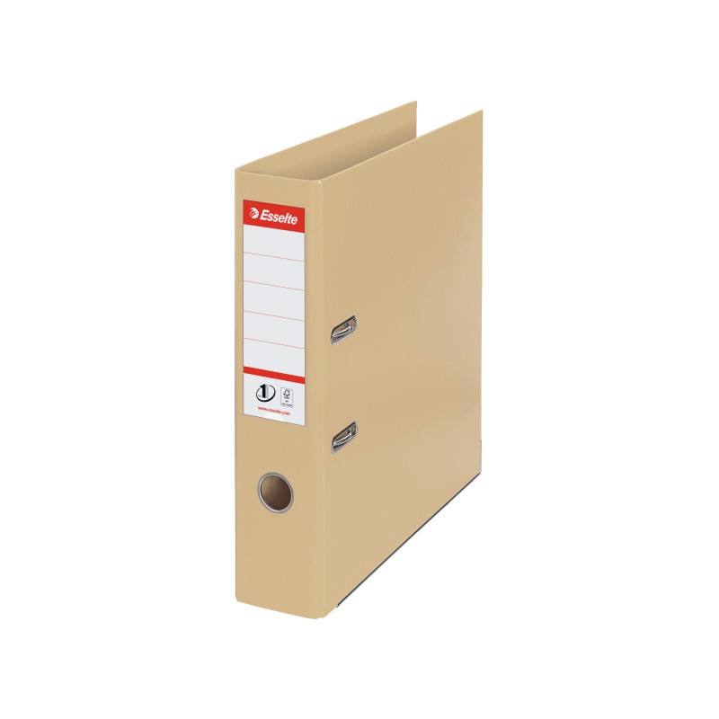 Segregator Esselte No.1, Naturelle, A4, szer. 75 mm, kawowy