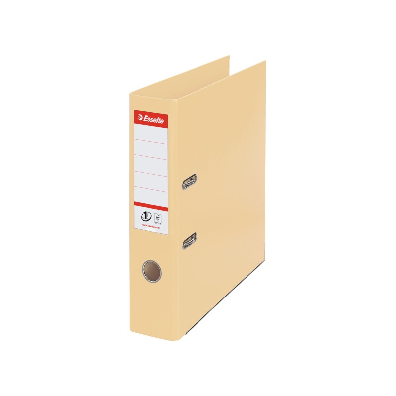 Segregator Esselte No.1, Naturelle, A4, szer. 75 mm, beżowy