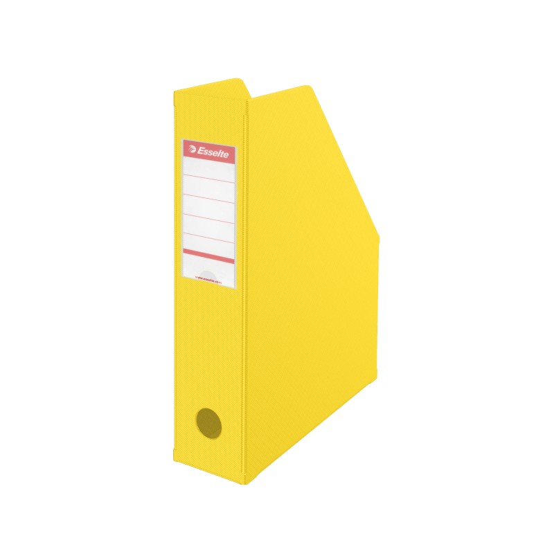 Pojemnik składany Esselte, A4, szer. grzbietu 70 mm, żółty