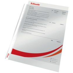 Koszulki krystaliczne A4 Esselte, 55 mic.