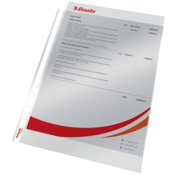 Koszulki krystaliczne A4 Esselte, 55 mic.