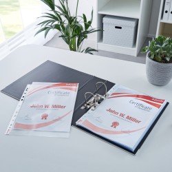 Koszulki krystaliczne A4 Esselte, 105 mic.