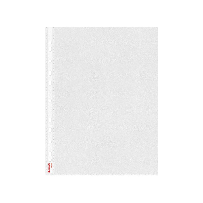 Koszulki otwierane u góry i z lewej strony A4 Esselte, 115 mic.