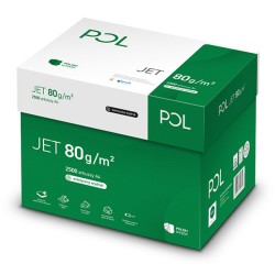 Papier ksero POL JET, A4, klasa A, 166CIE, 80gsm, 500ark.