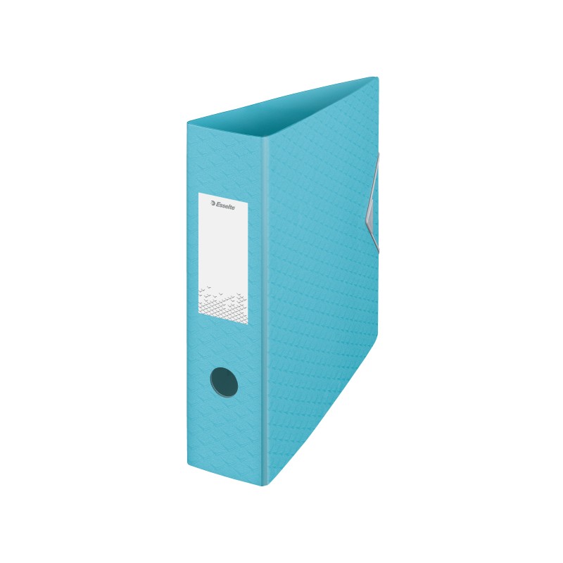 Segregator Esselte Colour'Breeze, z polyfoamu A4, 82 mm, niebieski