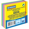 Mini kostka samoprzylepna DONAU, 50x50mm, 1x250 kart., neon, 11-warstw, neon-pastel, mix kolorów
