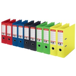 Segregator Esselte No.1 z kompensacją emisji CO2, A4, szer. 75 mm, mix kolorów