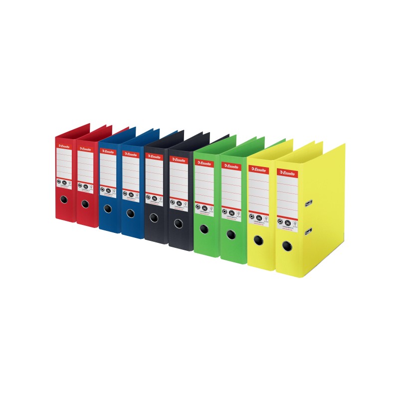 Segregator Esselte No.1 z kompensacją emisji CO2, A4, szer. 75 mm, mix kolorów