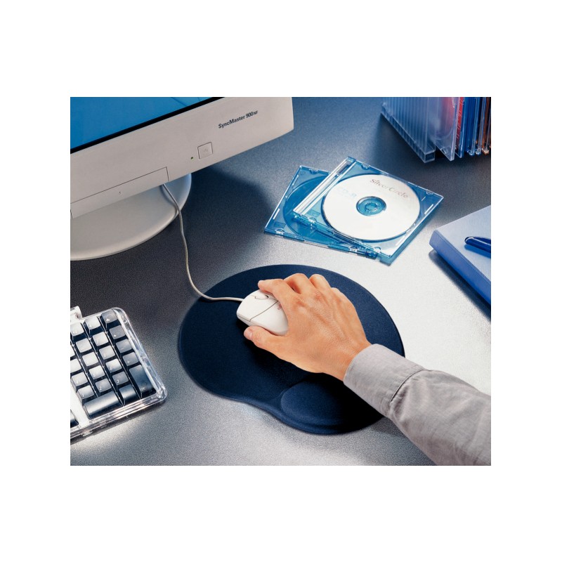 Podkładka żelowa pod mysz (19 x 225 x 250), niebieski