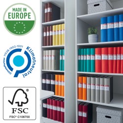 Segregator A4 z mech. szwedzkim JOPA 60 mm, zielony