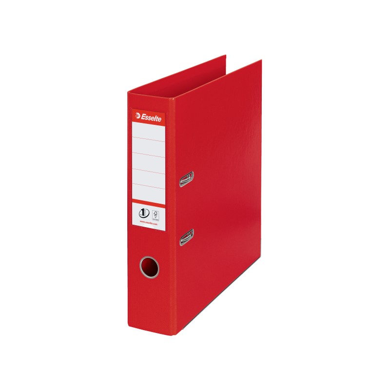 Segregator Esselte No.1, A4, szer. 75 mm, czerwony
