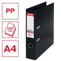 Segregator Esselte No.1, A4, szer. 75 mm, czarny