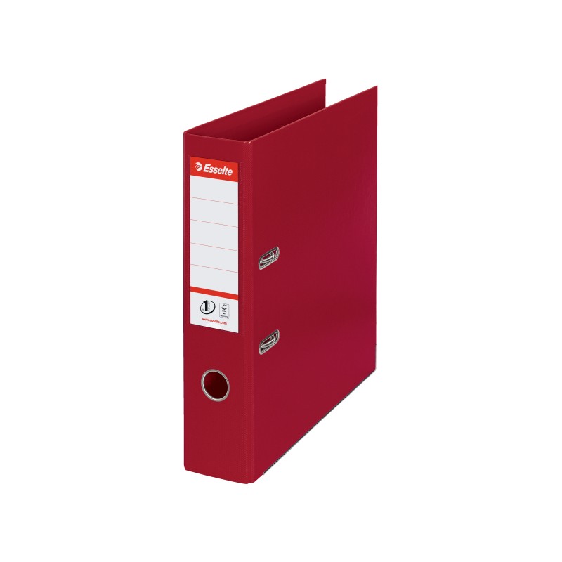 Segregator Esselte No.1, A4, szer. 75 mm, bordowy