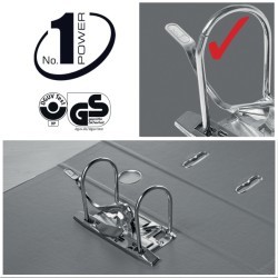 Segregator Esselte No.1, A4, szer. 50 mm, bordowy