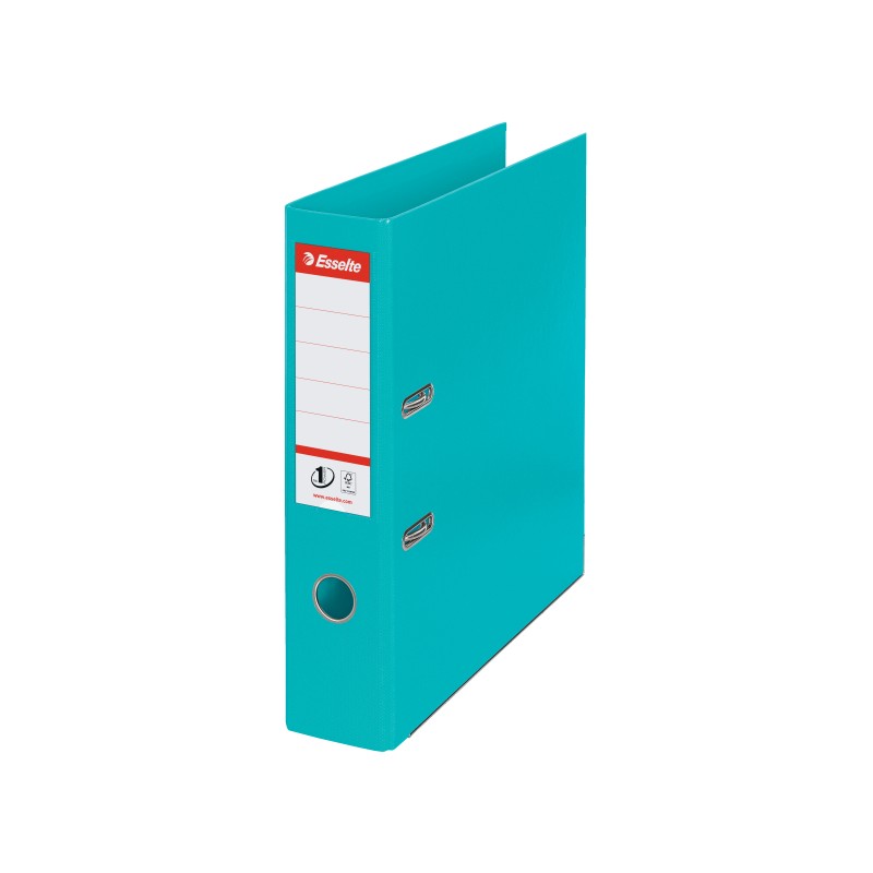 Segregator Esselte No.1, A4, szer. 75 mm, turkusowy
