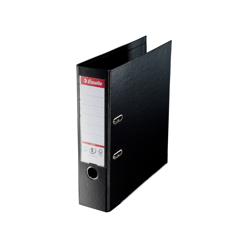 Segregator Esselte No.1 Vivida PLUS, A4, szer. 80 mm, czarny