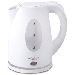 Czajnik elektryczny ADLER AD 1207, 1, 5L, tworzywo, biały