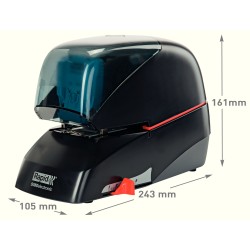 Zszywacz elektryczny Supreme 5080e Rapid, na zasilacz, czarny, 2 lata gwarancji, 80 kartek