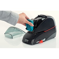 Zszywacz elektryczny Supreme 5080e Rapid, na zasilacz, czarny, 2 lata gwarancji, 80 kartek