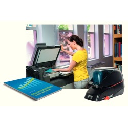 Zszywacz elektryczny Supreme 5080e Rapid, na zasilacz, czarny, 2 lata gwarancji, 80 kartek