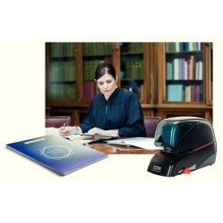 Zszywacz elektryczny Supreme 5080e Rapid, na zasilacz, czarny, 2 lata gwarancji, 80 kartek