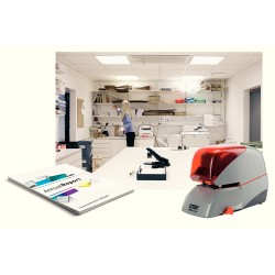 Zszywacz elektryczny Supreme 5080e Rapid, na zasilacz, srebrno-pomarańczowy, 2 lata gwarancji, 80 kartek