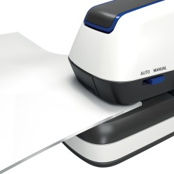 Zszywacz elektryczny Rapid Optima 20E, do 20 kartek,, na baterię lub zasilacz, biały