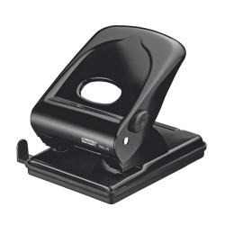 Dziurkacz duży, metalowy FMC40 Rapid, czarny, 5 lat gwarancji, 40 kartek