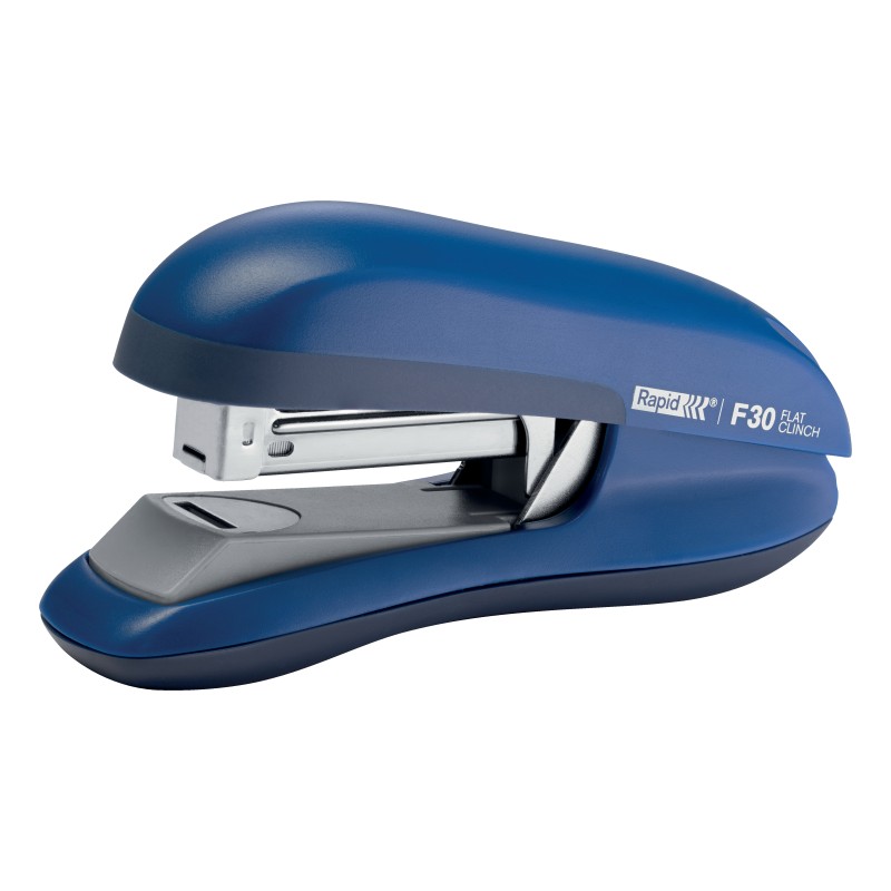 Zszywacz z płaskim zszywaniem F30 Rapid, niebieski, 5 lat gwarancji, 30 kartek