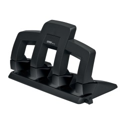 Dziurkacz Supreme SP34 PressLess Rapid, 4 otwory, czarny, 5 lat gwarancji, 30 kartek