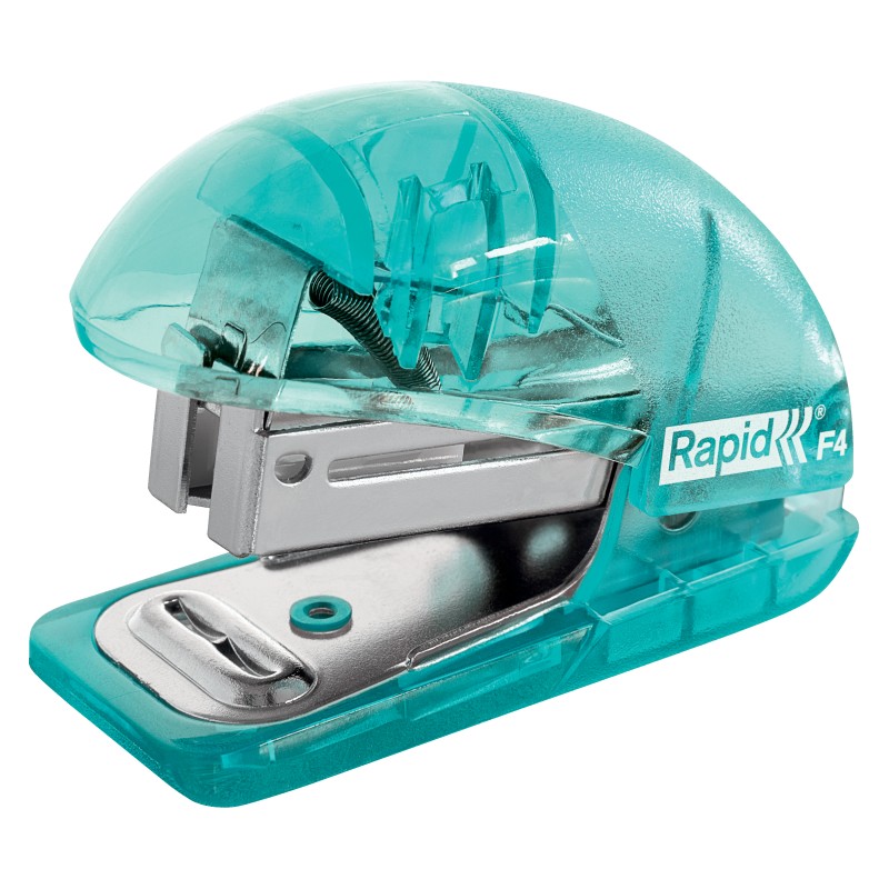 Zszywacz mini Rapid Colour'Breeze F4, 10 kartek, 5 lat gwarancji, niebieski