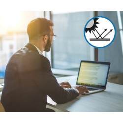 Filtr prywatyzujący Kensington, zaciemniający z 2 boków, zdejmowany, 14", format 16:10